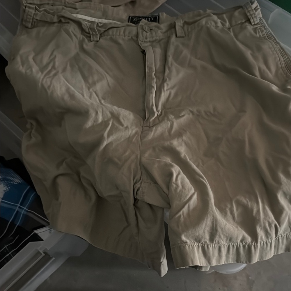 Men's Tan khaki shorts - Specialty Collection Brand